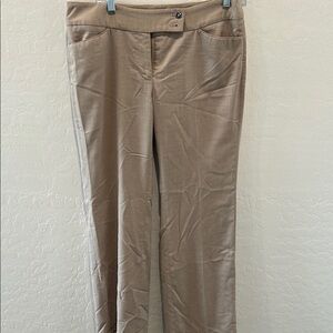 White House Black Market Beige Trousers